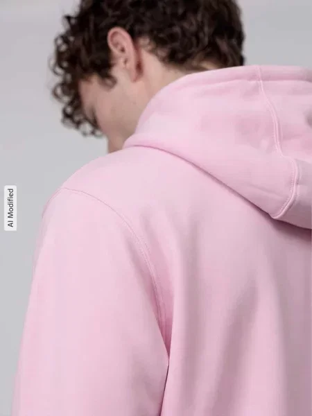 Bluza rozpinana o kroju regular fit z mieszanki bawełny Nike różowa