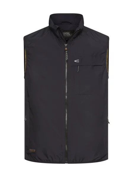 CAMEL ACTIVE Brezrokavnik temno modra bela