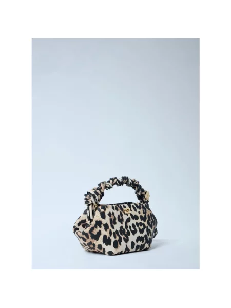 GANNI torebka beżowy brązowa