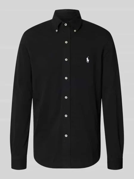 Haftowana koszula Polo Ralph Lauren czarna