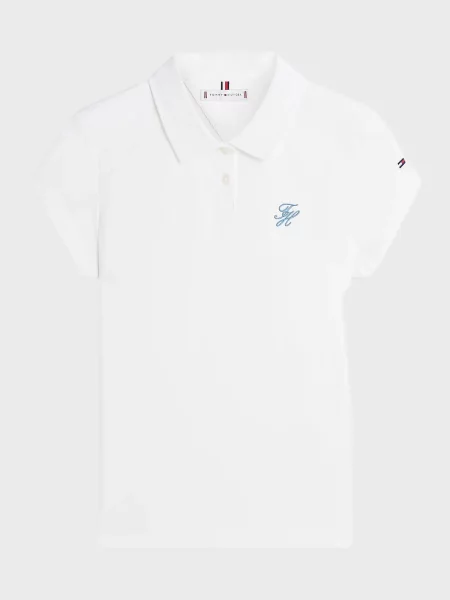 Поло Tommy Hilfiger біле