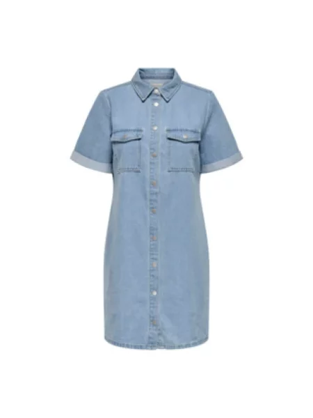 Sukienka jeansowa Jacqueline De Yong niebieska
