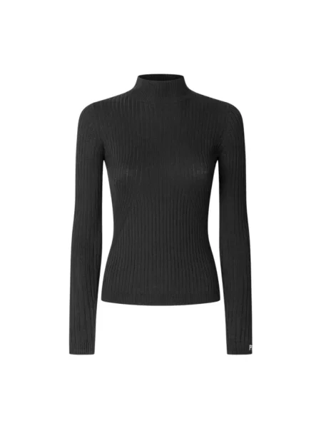 Sweter Pepe Jeans z dżerseju czarny