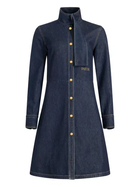 Odgovarati traper haljina Patou plava