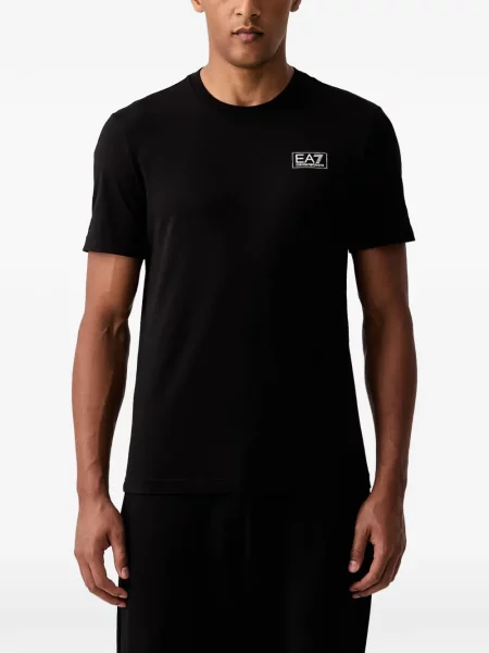 Tricou Ea7 Emporio Armani cu autograf negru