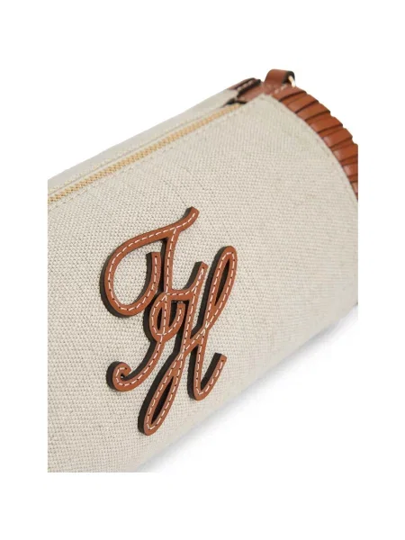 Colier Tommy Hilfiger din canvas bej