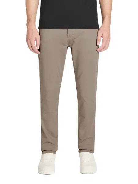 Kalhoty Celio hnědé