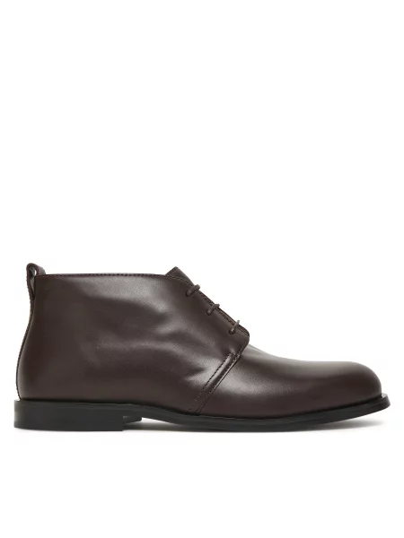 Gležnjarji Calvin Klein Ess Rubber Desert Boot Lth rjava