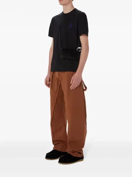 Raštuotas marškinėliai Jw Anderson juoda