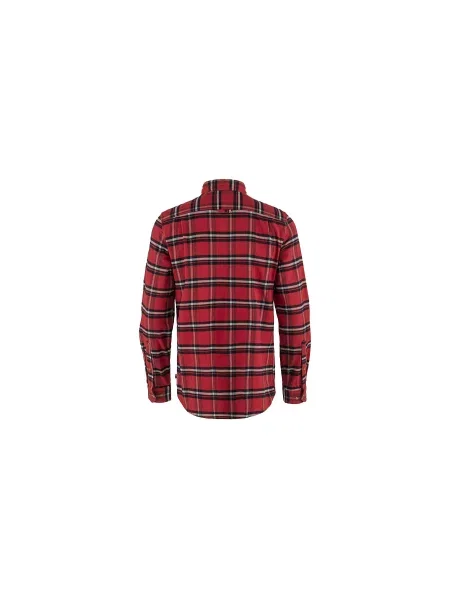 Fjällräven Övik Heavy Flannel Shirt M Mężczyźni Koszula Fjällräven Czerwony Size: S czarna