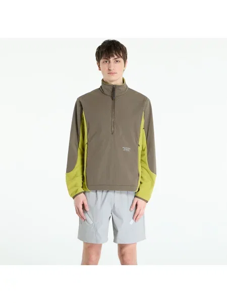 Patentni zatvarač na pola jakna od flisa Pas Normal Studios od flisa zelena