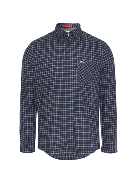 Koszula dżinsowa Tommy Jeans z twillu niebieska