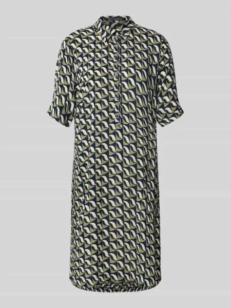 Sukienka koszulowa o długości do kolan z Betty Barclay granatowa