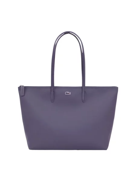 Shopperka Lacoste fioletowa