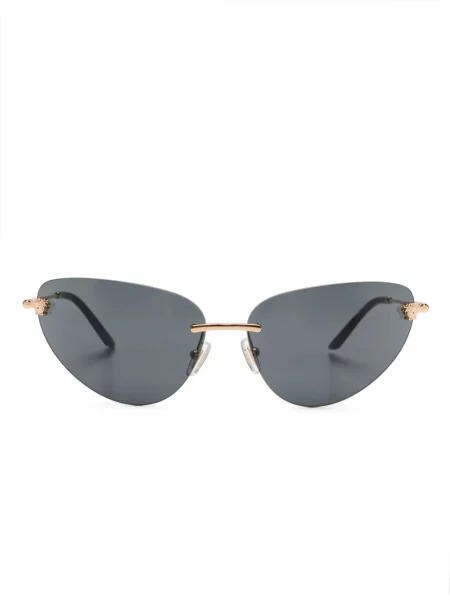 Ochelari de soare Versace Eyewear cu imprimeu geometric auriu