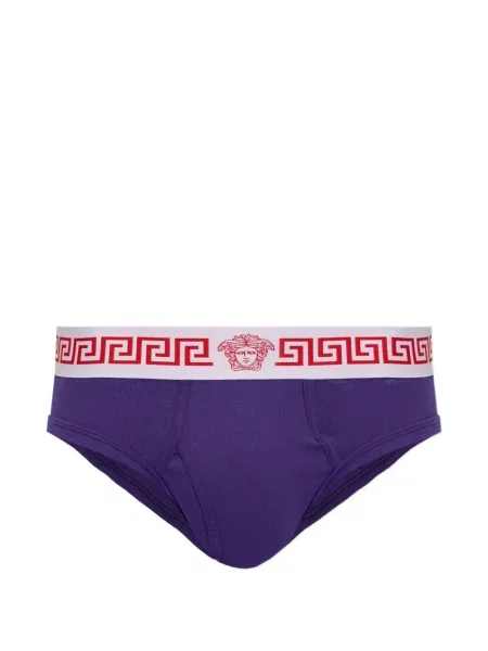 Chiloți Versace din jerseu violet