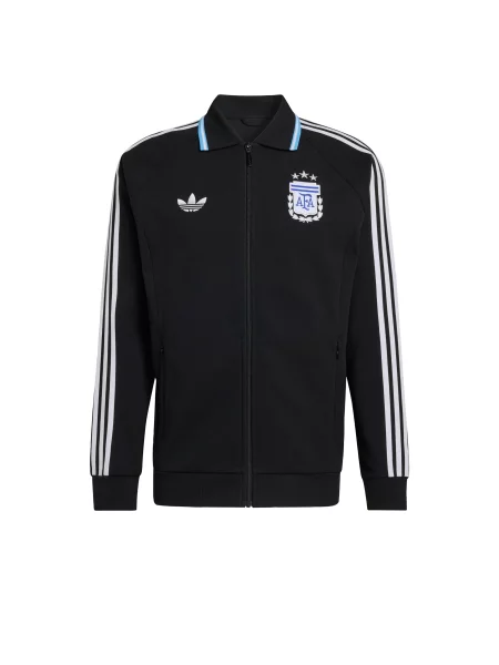 ADIDAS PERFORMANCE Sportski gornji dio trenirke Argentina Away Anthem svijetloplava / crna bijela