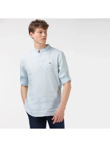 Lacoste сорочка чоловіча блакитна