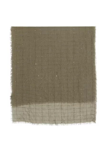 Fular Pennyblack cu paiete verde