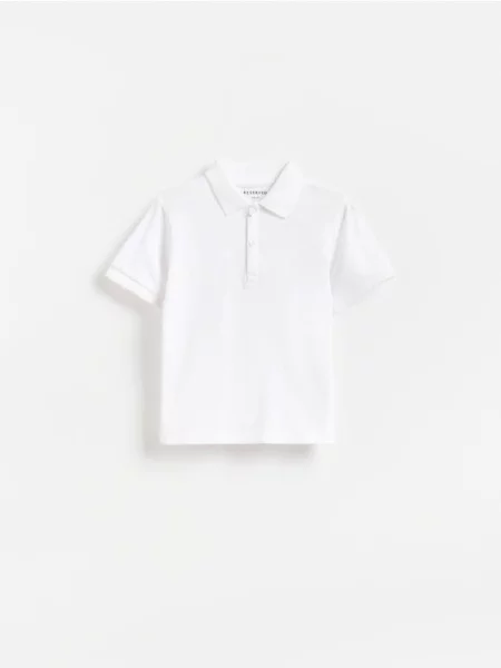 Reserved polo tričko biela