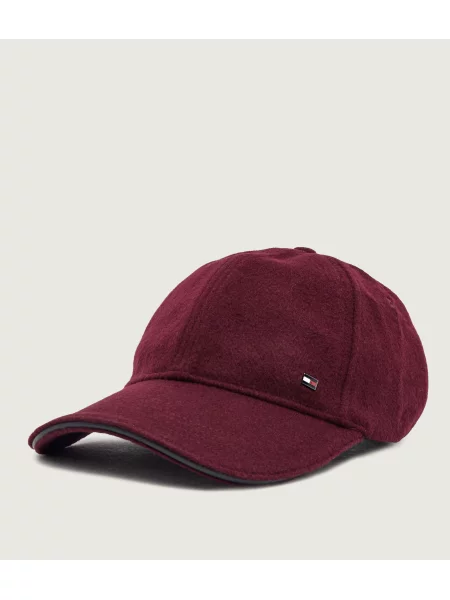 Tommy Hilfiger Baseball sapka Dc Wool 6 Panel Bordó