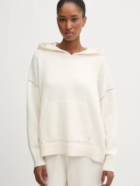 Calvin Klein Underwear pulover din amestec de lână bej
