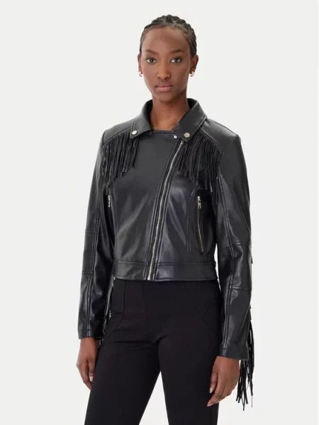 Rinascimento Куртка зі штучної шкіри чорний