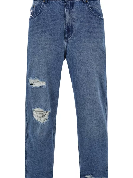 Karl Kani Jeans albastru / maro alb