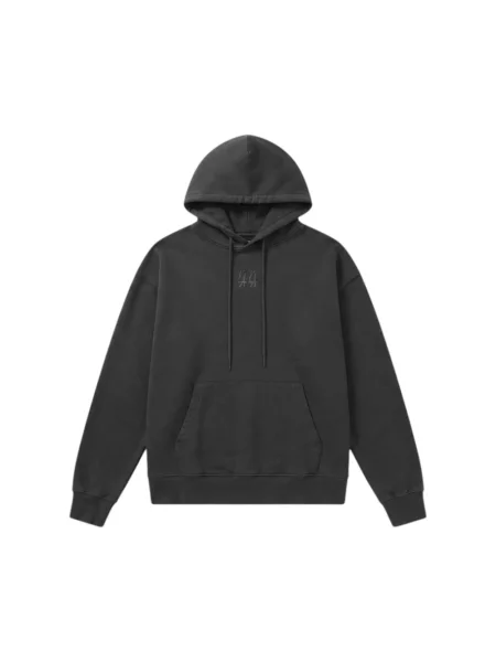 Bluza z kapturem 44 Label Group z kapturem z logo czarna