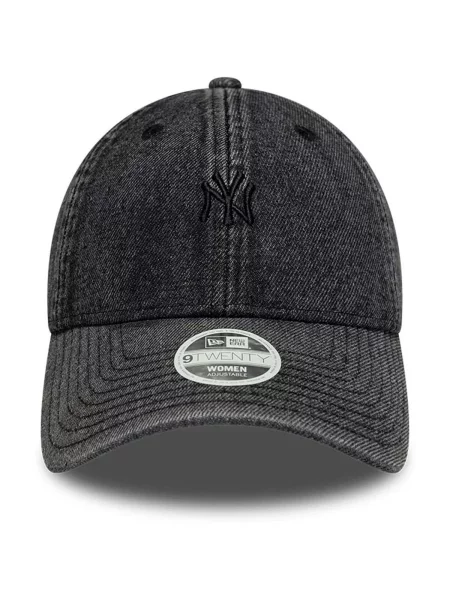 Kšiltovka New Era MLB New York Yankees Adjustable Cap Denim Black Universal černá