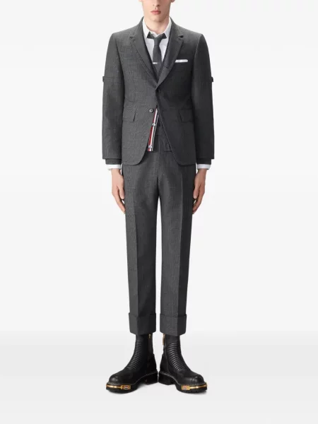 Vilnonis pledas kostiumas Thom Browne pilka