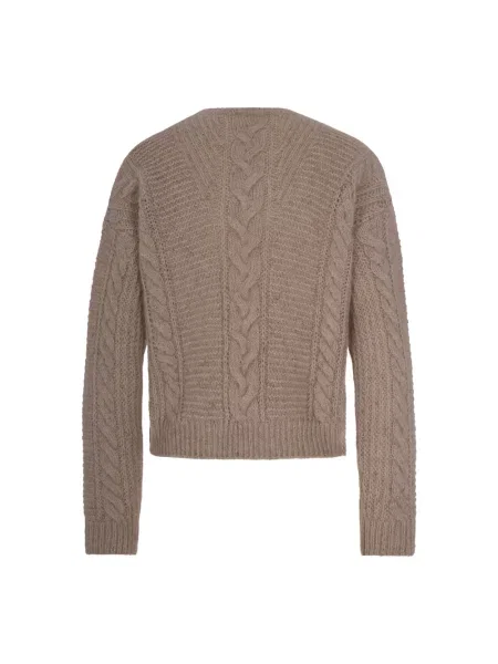 Sweter Max Mara Studio wełniany beżowy