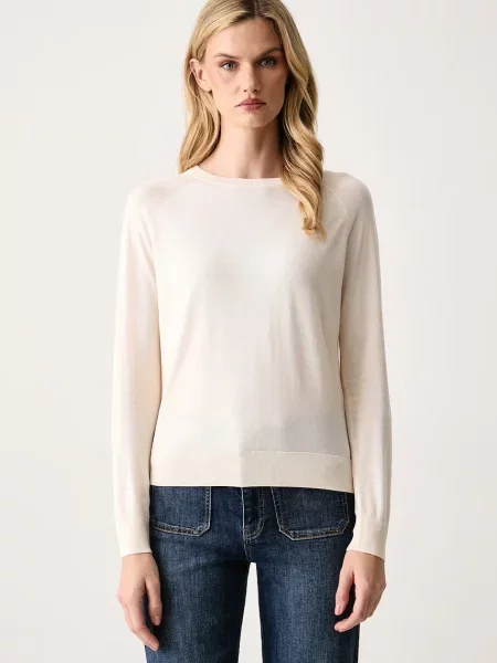 United Colors of Benetton pulover pentru femei cu lyocell bej