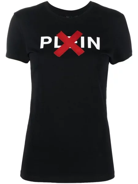 Tricou Philipp Plein cu imagine negru