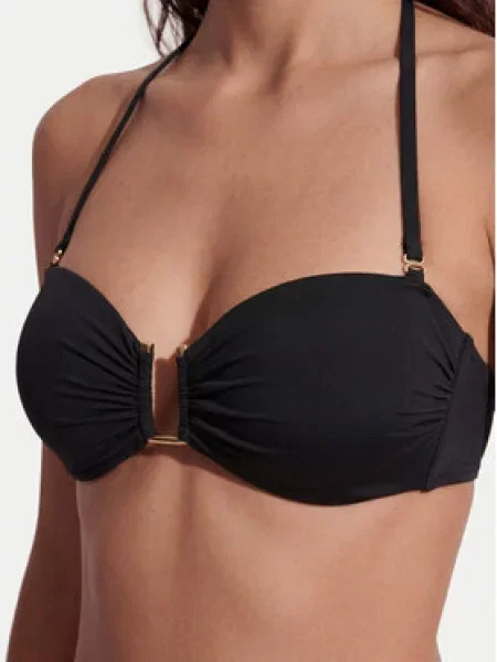 Max Mara Beachwear Gornji del bikini Amelia črna