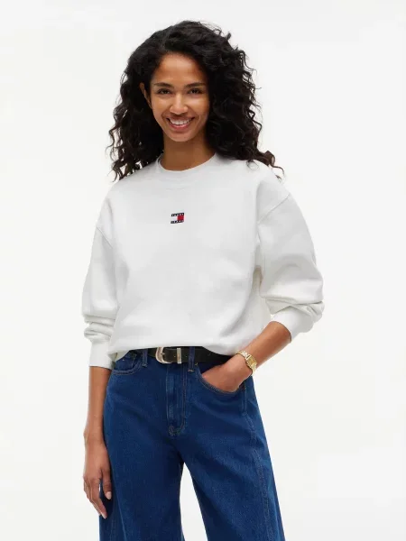 Tommy Jeans Mikina biela