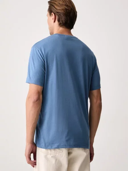 Gant tricou pentru bărbați din albastru