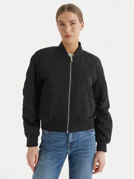 Calvin Klein Jeans Kurtka bomber Essential czarny