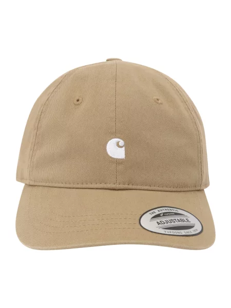 Carhartt WIP șapcă de baseball din Madison Logo Cap maro cu imprimeu alb