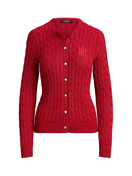 Lauren Ralph Lauren Geacă tricotată sângeriu