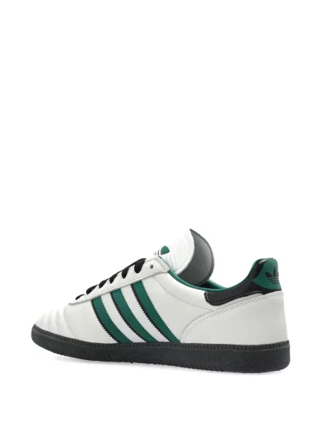 Szerokie sneakersy Adidas Samba klasyczne białe