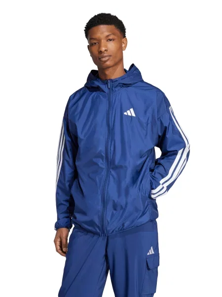 ADIDAS SPORTSWEAR Športna jakna Essentials temno modra bela