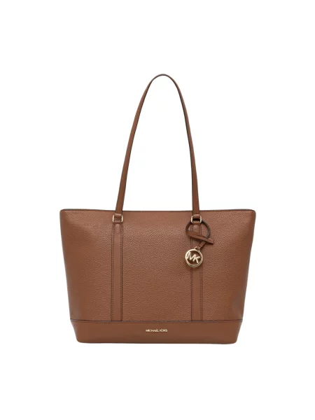 MICHAEL Michael Kors torebka shopper z imitacji skóry brązowa