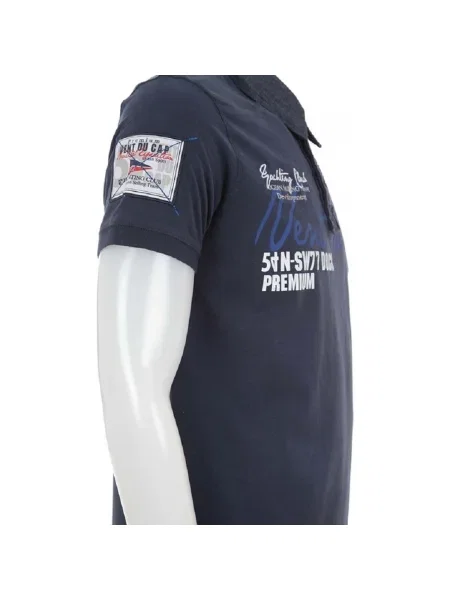 Tricou polo copii Vent Du Cap albastru
