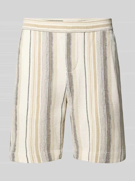 Szorty w kroju regular fit z czystej bawełny model REGCAL' Selected Homme