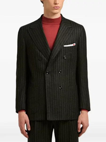 Costum Kiton cu două rânduri de nasturi gri