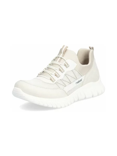 Sneakersy Rieker białe