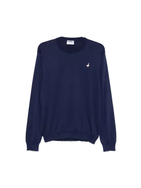 Sweter Moschino niebieski