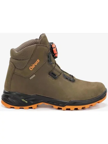 Buty trekkingowe Chiruca Cares BOA Hi Vis GORE-TEX brązowe 38 pomarańczowe