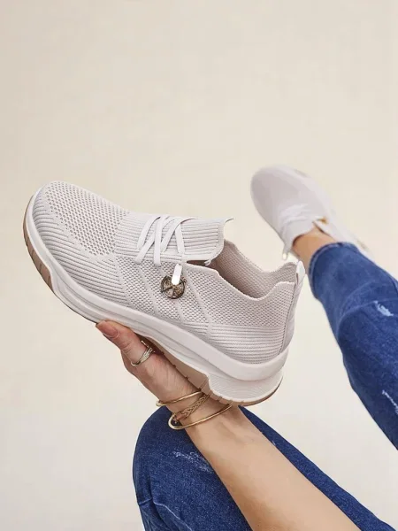 Teniși Resti slip-on alb